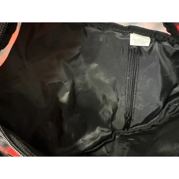 Kavu Red Buffalo Plaid Sling Backpack Bag Outdoor Unisex gorpcore lumberjack - Picture 5 of 5